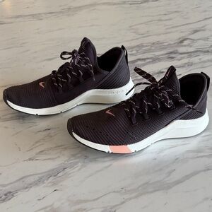 Black and Pink Athletic Sneakers